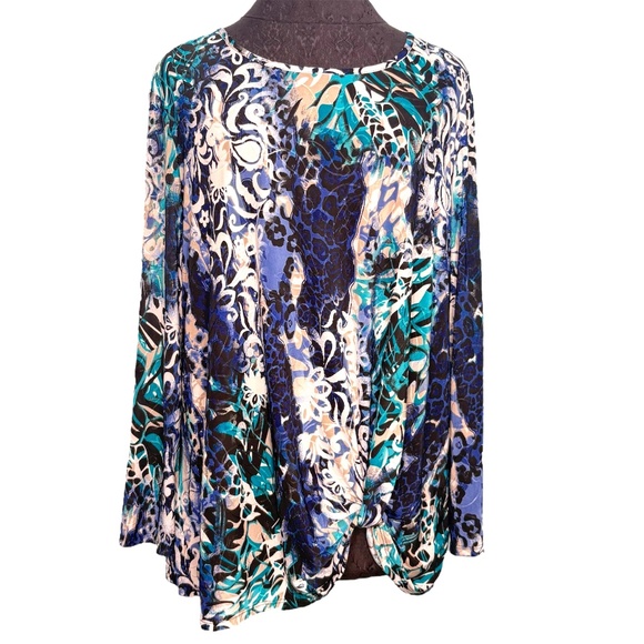 Cato Tops - Cato Size large Colorful Blouse